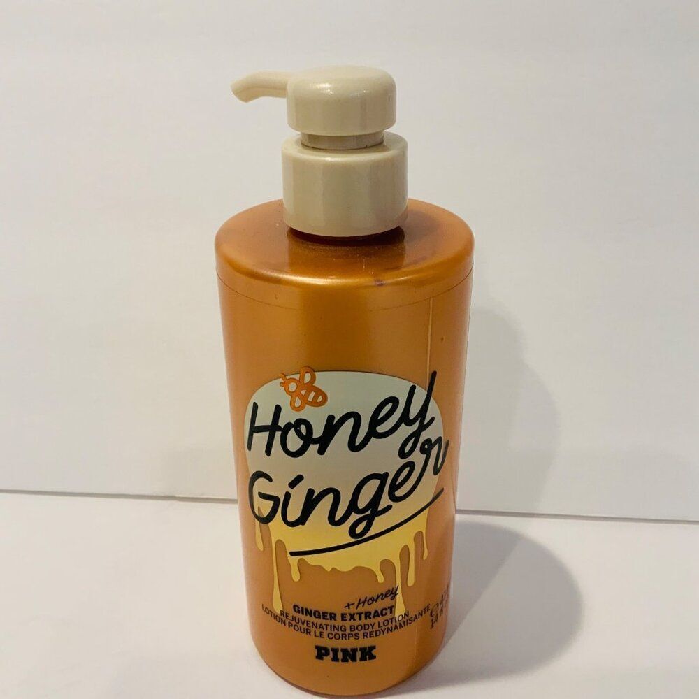 PINK Victoria’s Secret Honey Ginger Rejuvenating Body Lotion 14 oz New